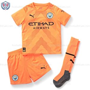 Man City Goalkeeper Kids Football Kit