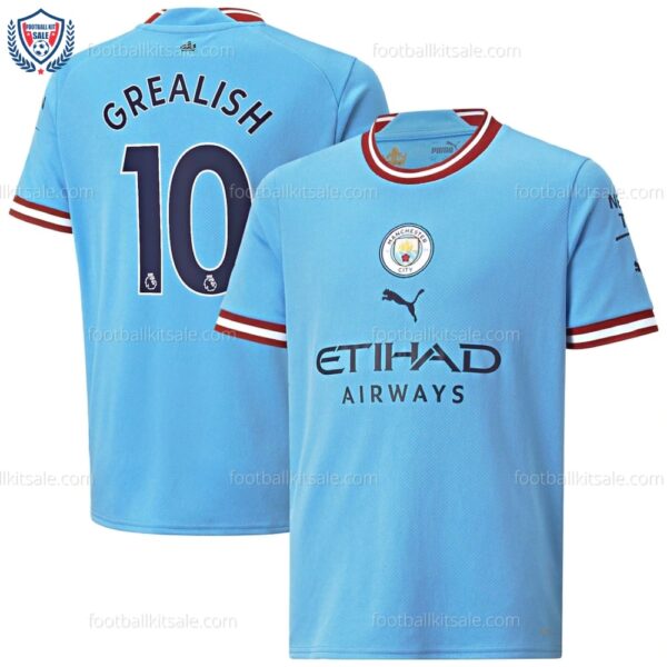 Man City Grealish 10 Home Football Shirt
