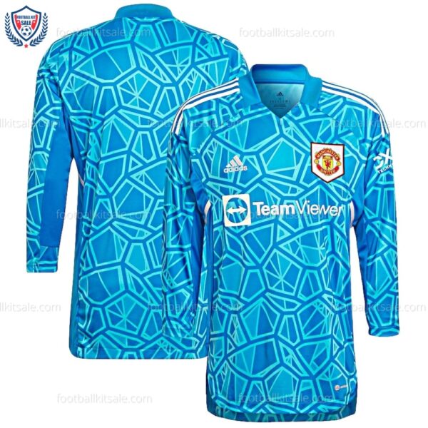 Man Utd Goalkeeper Blue Football Shirt