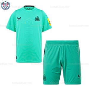 Newcastle Goalkeeper Home Kids Football Kit