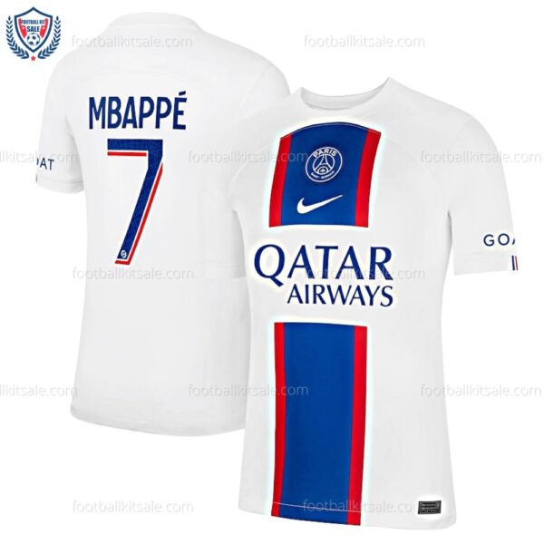 PSG MBappe 7 Third Football Shirt