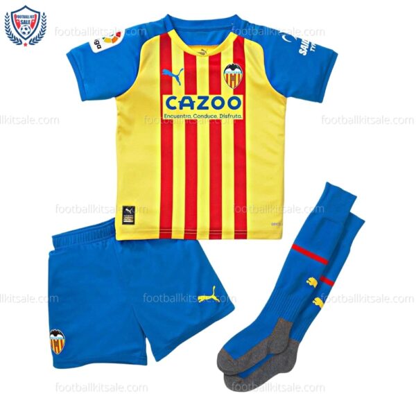 Valencia Third Kids Football Kit On Sale