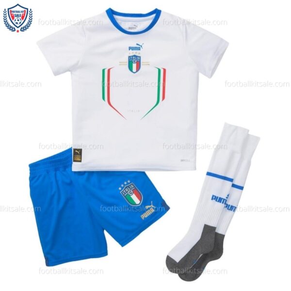 Italy Away World Cup Kids Football Kit