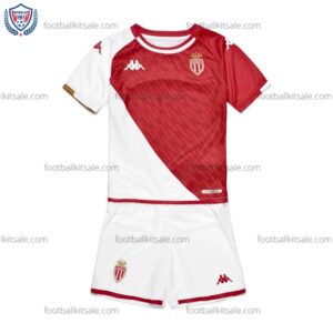 AS Monaco Home Kids Football Kit 23/24