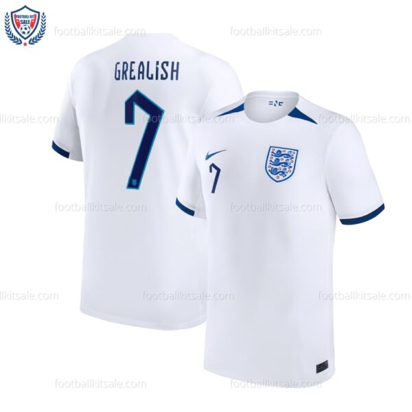 England 2023 Grealish 7 Home Football Shirt Sale