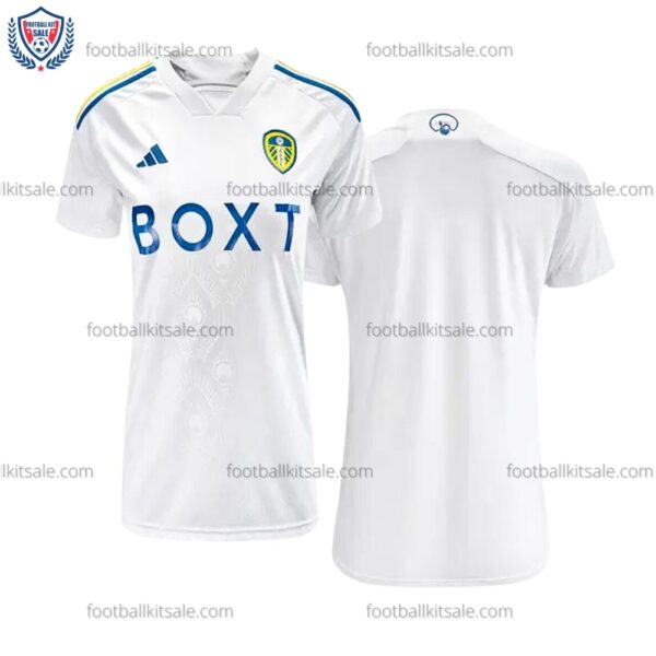 Leeds Utd 23/24 Home Women Football Shirt Sale