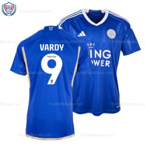 Leicester 23/24 Vardy 9 Home Football Shirt Sale