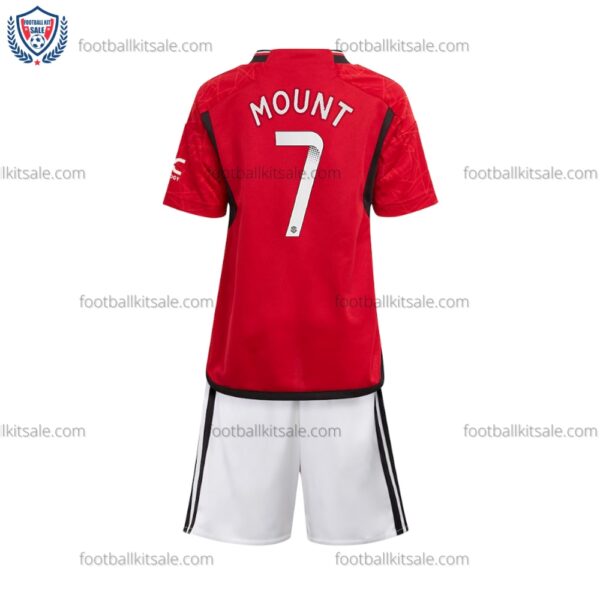 Man Utd Mount 7 Home Kids Football Kit