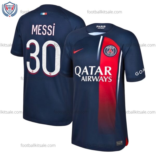 PSG 23/24 Messi 30 Home Football Shirt Sale