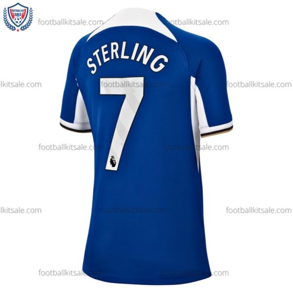 Chelsea Sterling 7 Home Football Shirt 23/24