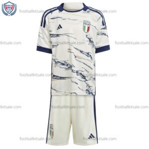 Italy Away World Cup Kids Football Kit 2023