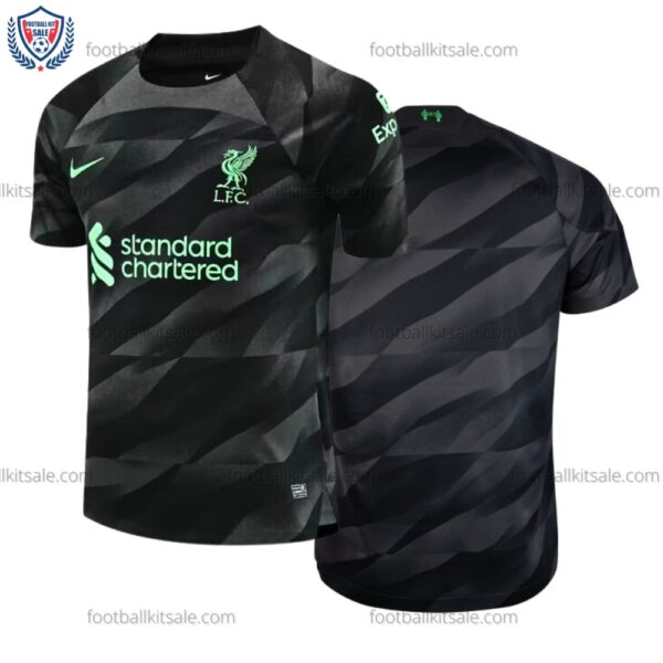 Liverpool 23/24 Goalkeeper Black Football Shirt Sale