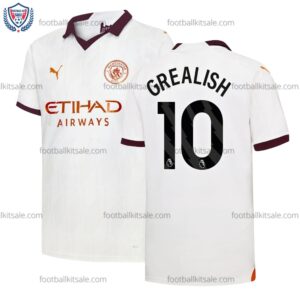Man City Grealish 10 Away Football Shirt 23/24