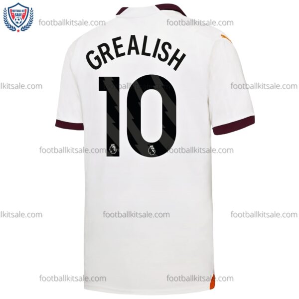 Man City Grealish 10 Away Football Shirt 23/24