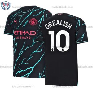 Man City Grealish 10 Third Football Shirt 23/24