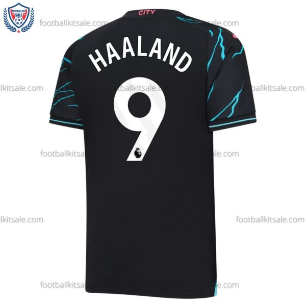 Man City Haaland 9 Third Football Shirt 23/24