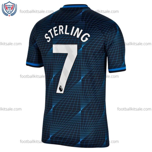 Chelsea Sterling 7 Away Football Shirt 23/24