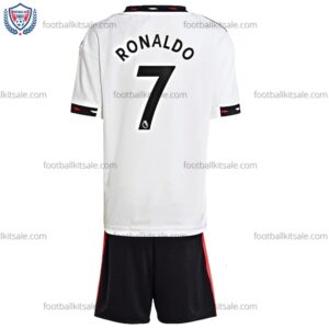 Man Utd Ronaldo 7 Away Kids Football Kit