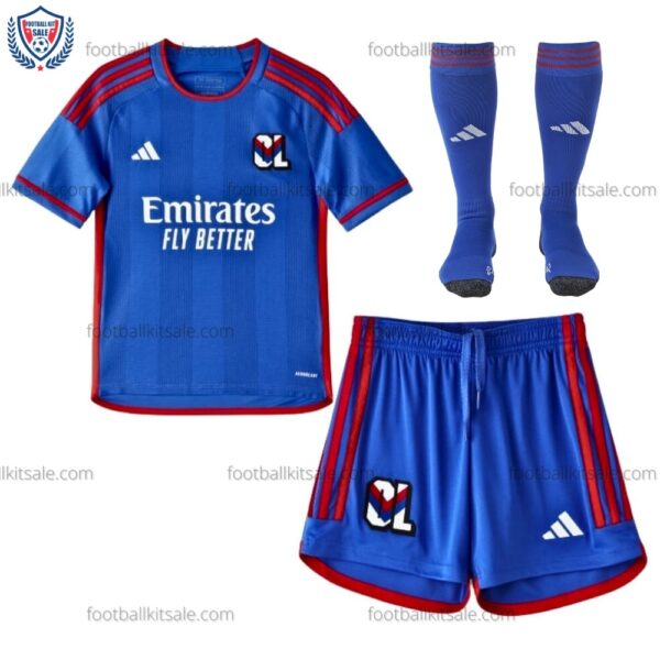 Lyonnais 23/24 Away Kid Football Kits Sale