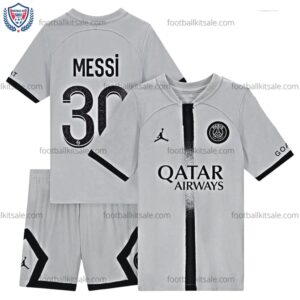 PSG Messi 30 Away Kids Football Kit