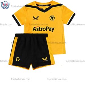 Wolves Home Kids Football Kit On Sale