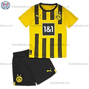 Dortmund Home Kids Football Kit On Sale