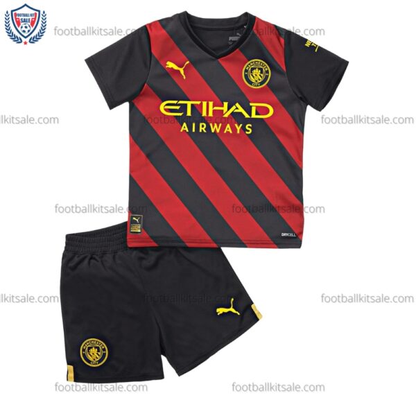 Man City Away Kids Football Kit On Sale