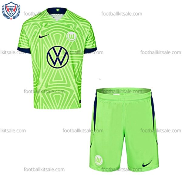 Wolfsburg Home Kids Football Kit On Sale