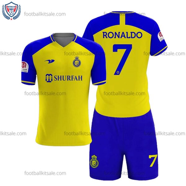 Al Nassr 22/23 Ronaldo 7 Home Kid Football Kits Sale