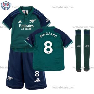 Arsenal 23/24 Ødegaard 8 Third Kid Football Kits Sale