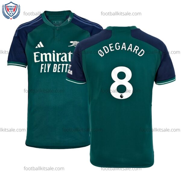 Arsenal 23/24 Ødegaard 8 Third Football Shirt Sale