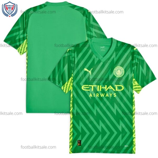 Man City 23/24 Goalkeeper Away Football Shirt Sale