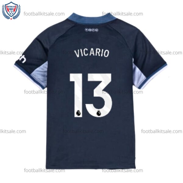 Tottenham 23/24 Vicario 13 Away Kid Football Kits Sale