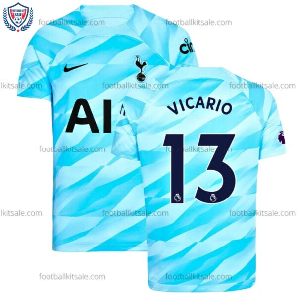 Tottenham 23/24 Vicario 13 Goalkeeper Football Shirt Sale