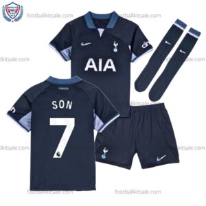 Tottenham 23/24 Son 7 Away Kid Football Kits Sale