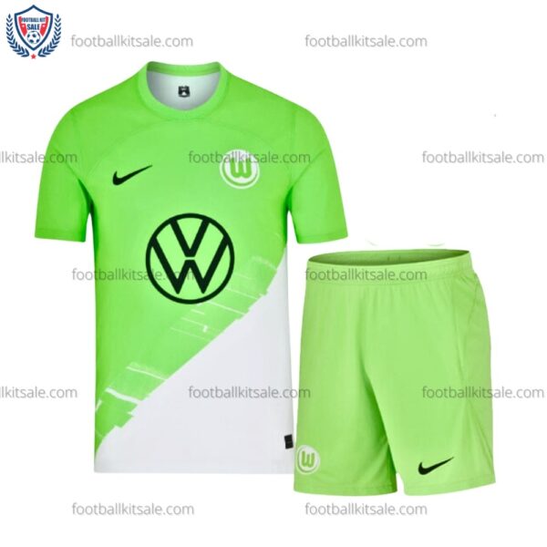 VFL Wolfsburg 23/24 Home Kid Football Kits Sale