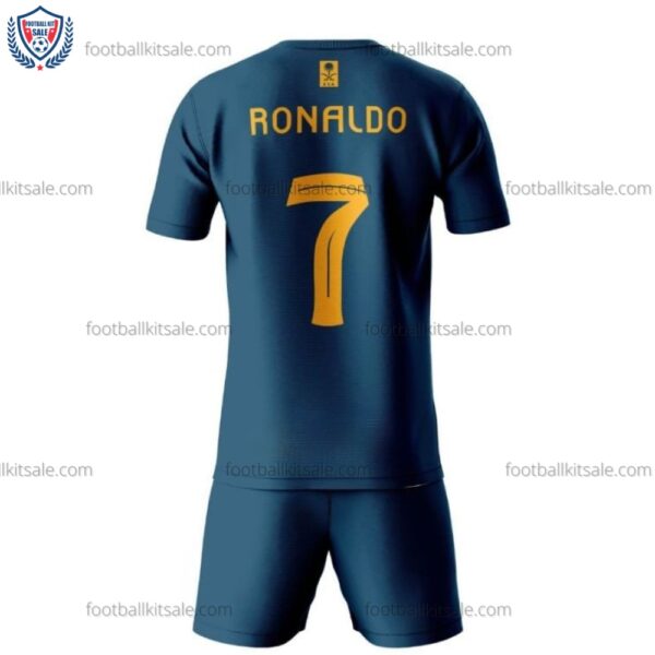 Al Nassr 23/24 Ronaldo 7 Away Kid Football Kits Sale