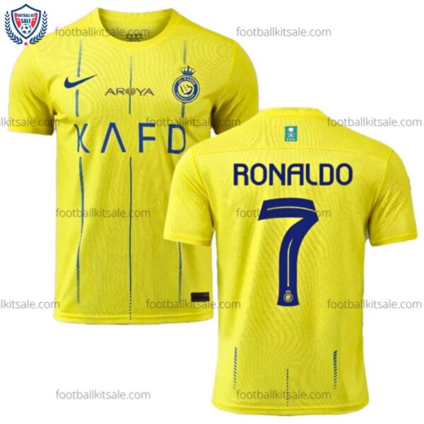 Al Nassr 23/24 Ronaldo 7 Home Men Football Shirt Sale