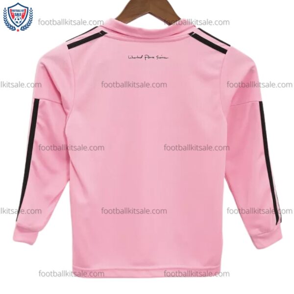 Inter Miami 23/24 Home Long Sleeve Kid Football Kits Sale