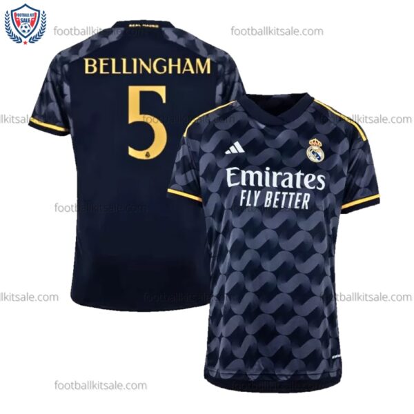 Real Madrid 23/24 Bellingham 5 Away Football Shirt Sale