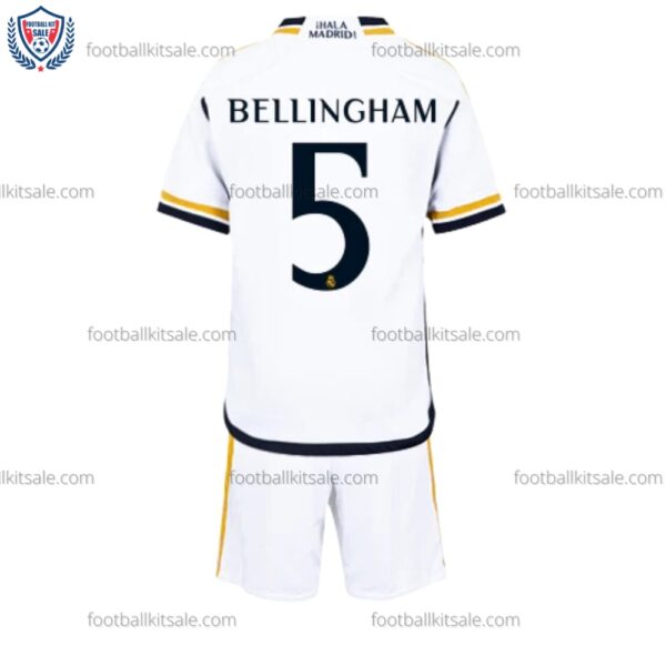 Real Madrid 23/24 Bellingham 5 Home Kid Football Kits Sale