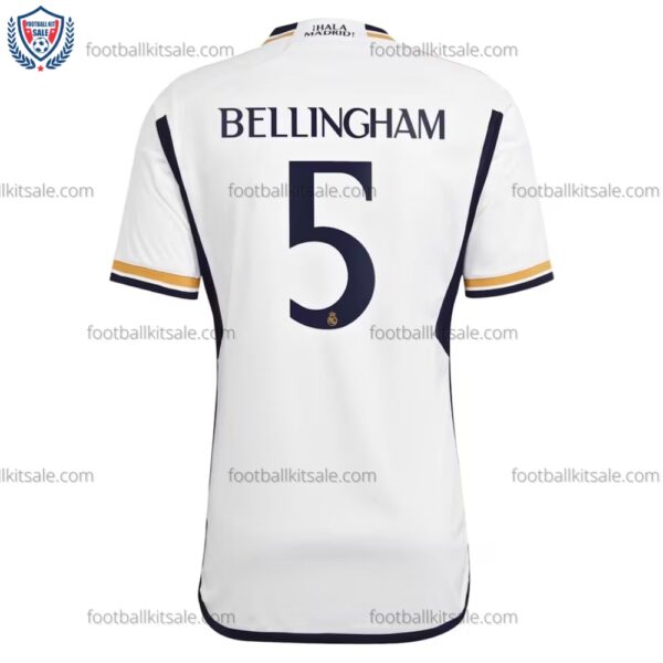 Real Madrid 23/24 Bellingham 5 Home Football Shirt Sale