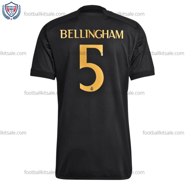 Real Madrid 23/24 Bellingham 5 Third Football Shirt Sale