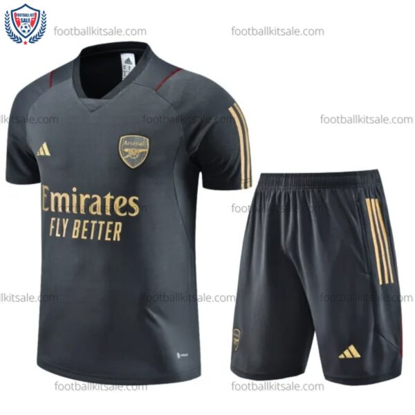 Arsenal 23/24 Grey Training Kid Football Kits Sale