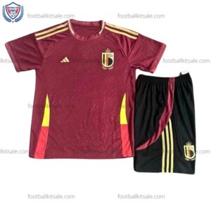 Belgium 2024 Home Kid Football Kits Sale
