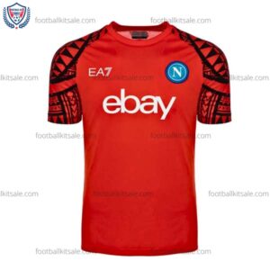 Napoli 23/24 Red Training Football Shirt Sale