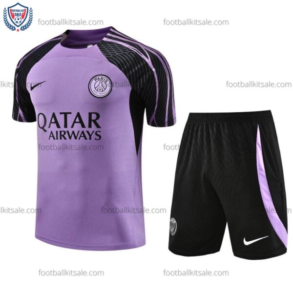 PSG 23/24 Purple Training Adult Football Kit Sale