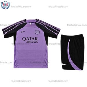 PSG 23/24 Purple Training Kid Football Kits Sale