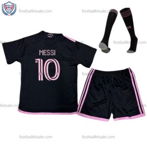 Inter Miami 24/25 Messi 10 Away Kid Football Kits Sale
