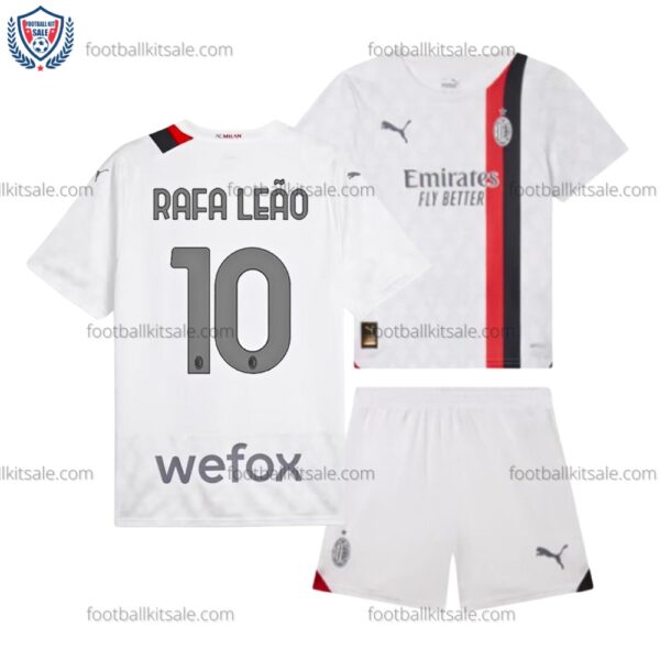 AC Milan 23/24 Rafa Leao 10 Away Kid Football Kits Sale